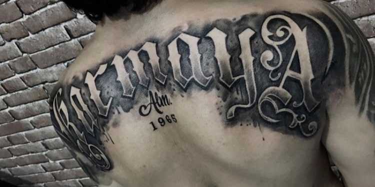lettering tattoo