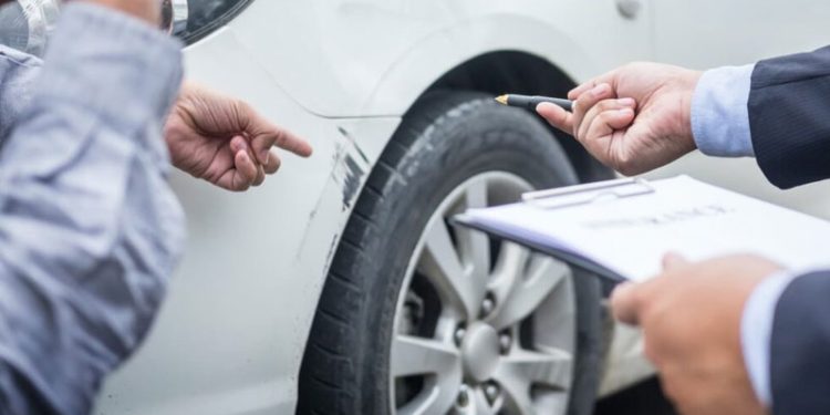 Registration of a damaged car