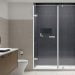 Enjoy a secure bathing experience with an enclosed shower