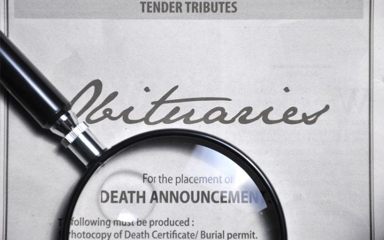 Different Ways to Find Local Obituaries